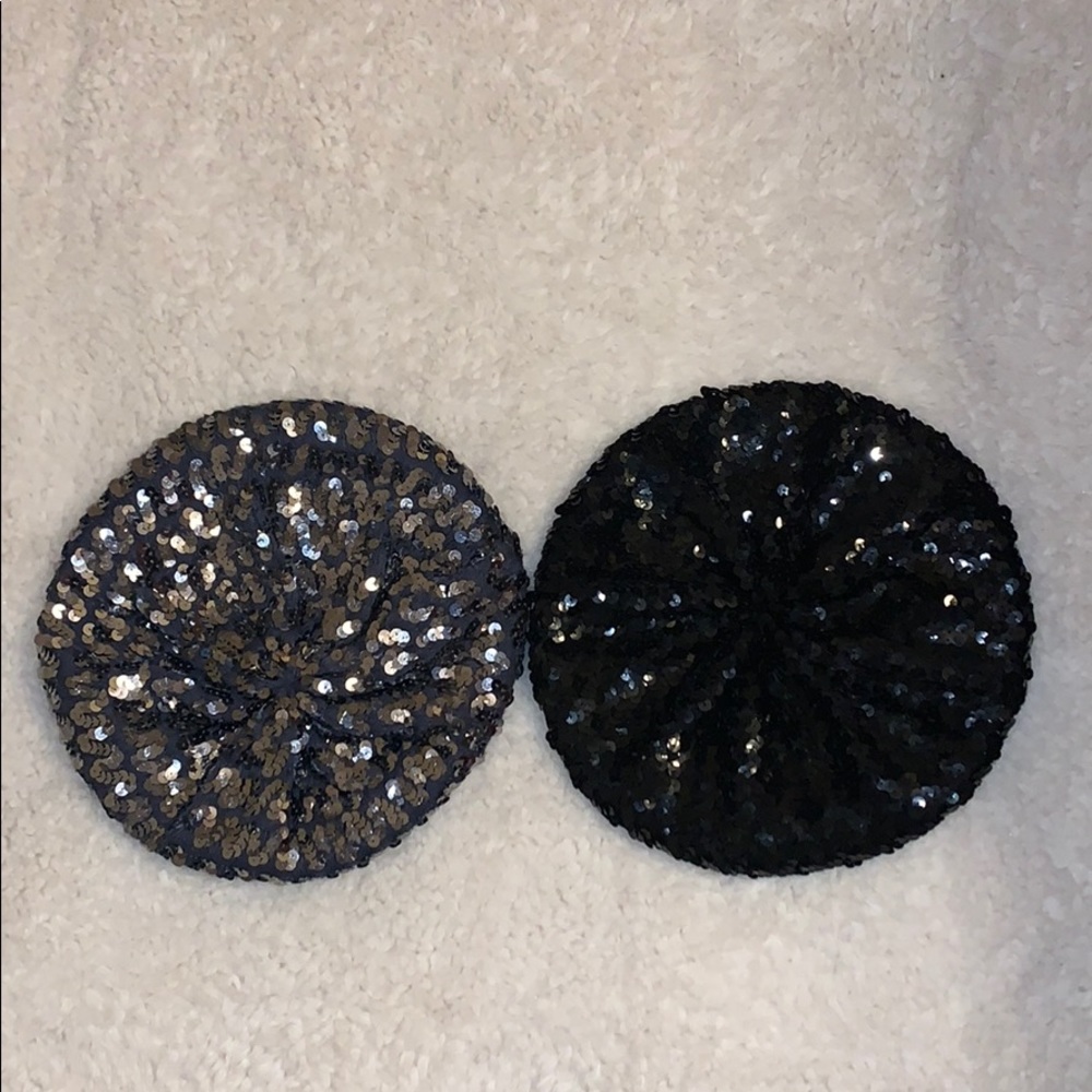 Two Sequin Berets